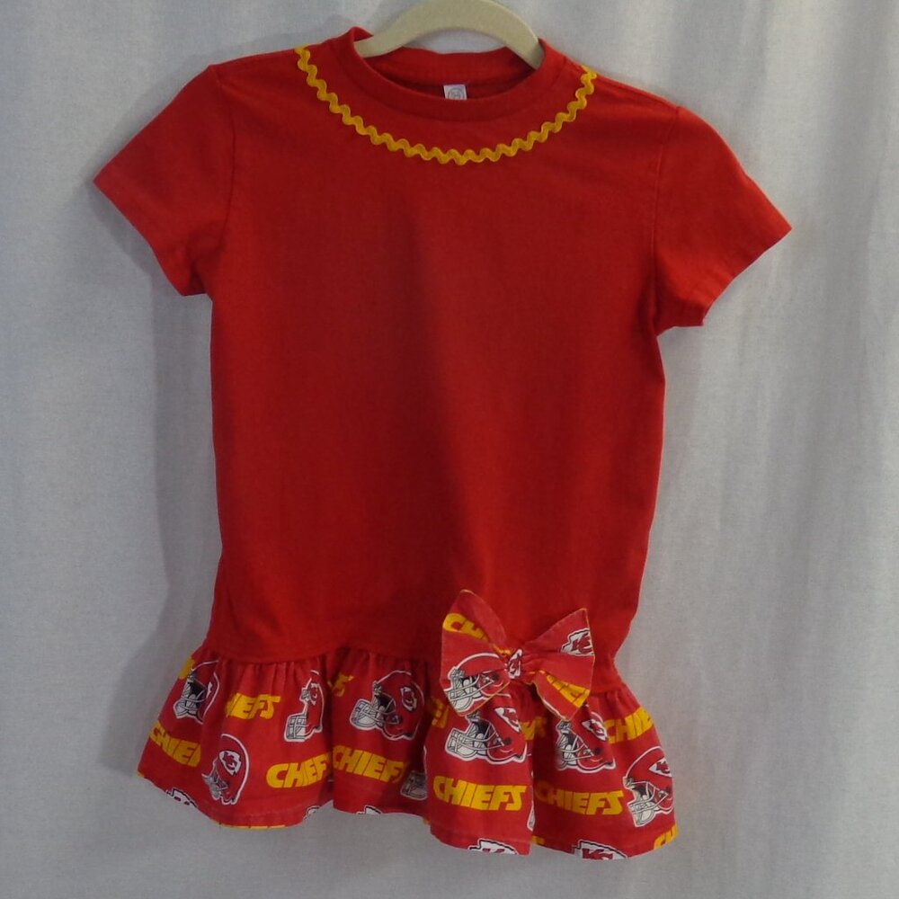 Rabbit Skins Tee Size 7 Hand Made Chiefs Cheerleader Suit